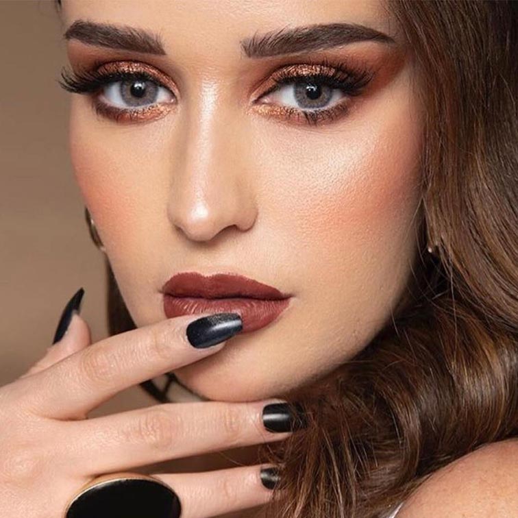 Bella Natural Gray Monthly Contact Lens (2 Lens/Box)