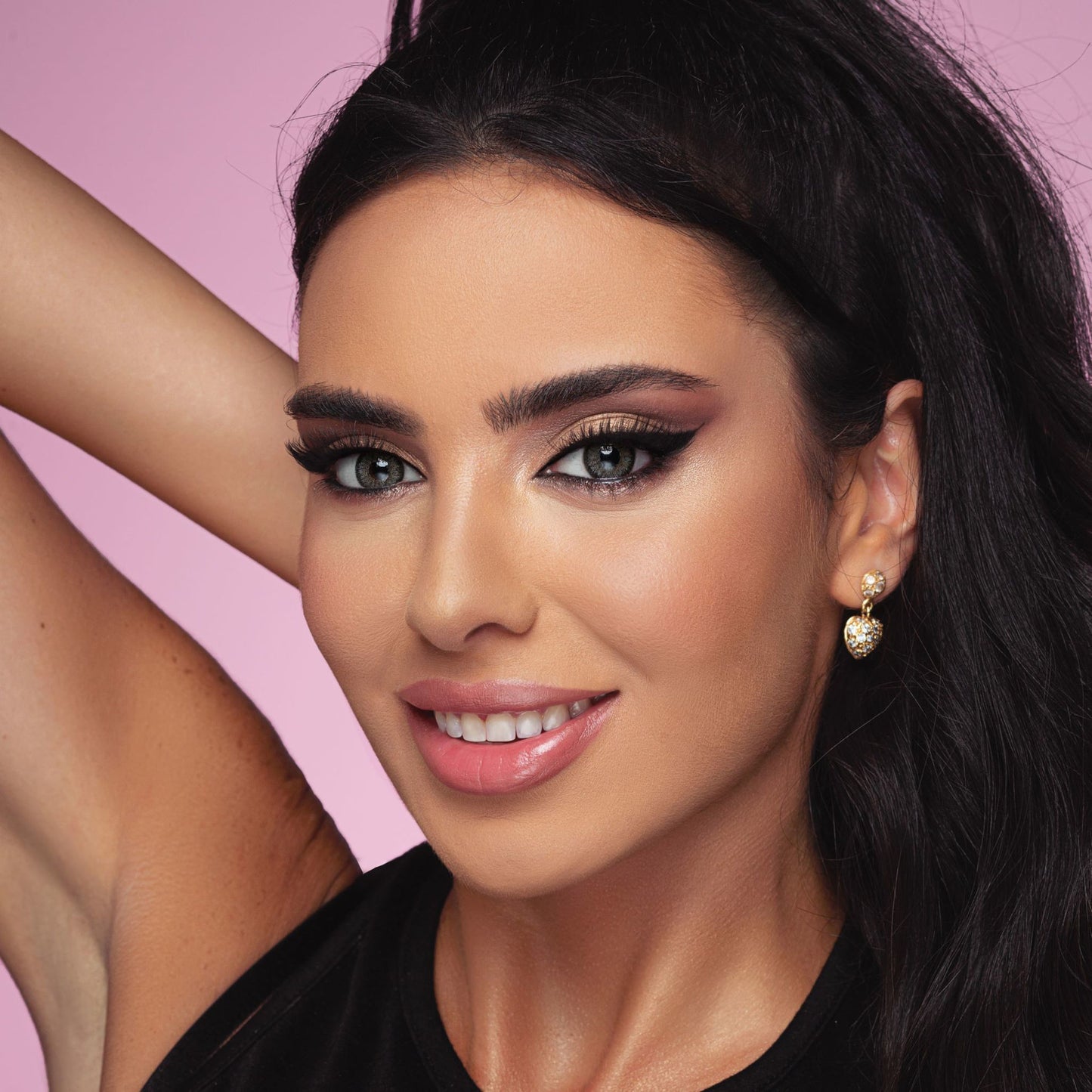 Bella Contour Gray Monthly Contact Lens (2 Lens/Box)